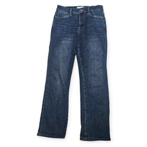 FRAME Le High Straight Denim Jeans Blue Size 26 - Picture 1 of 10
